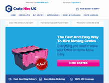 Tablet Screenshot of cratehire-uk.co.uk